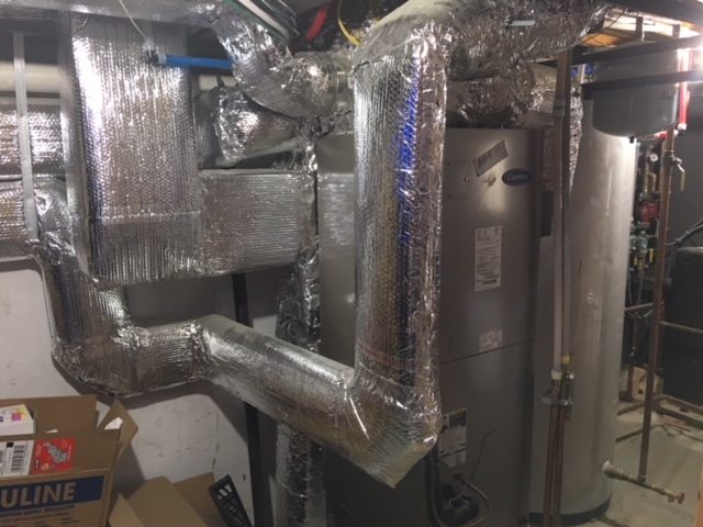 Residential furnace installation