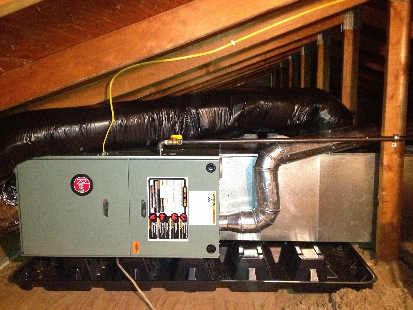 Rheem water heater installation