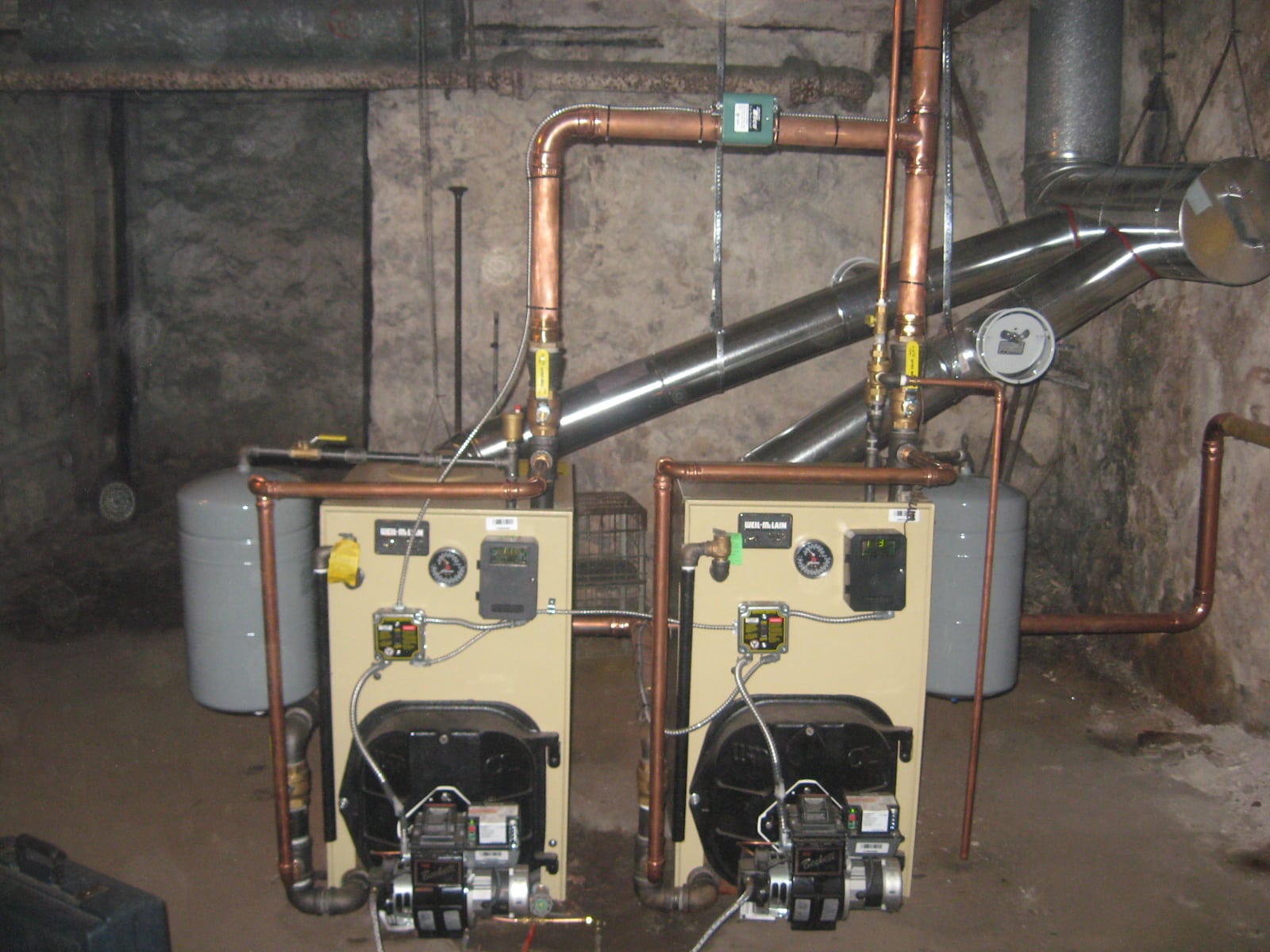 Commercial HVAC job