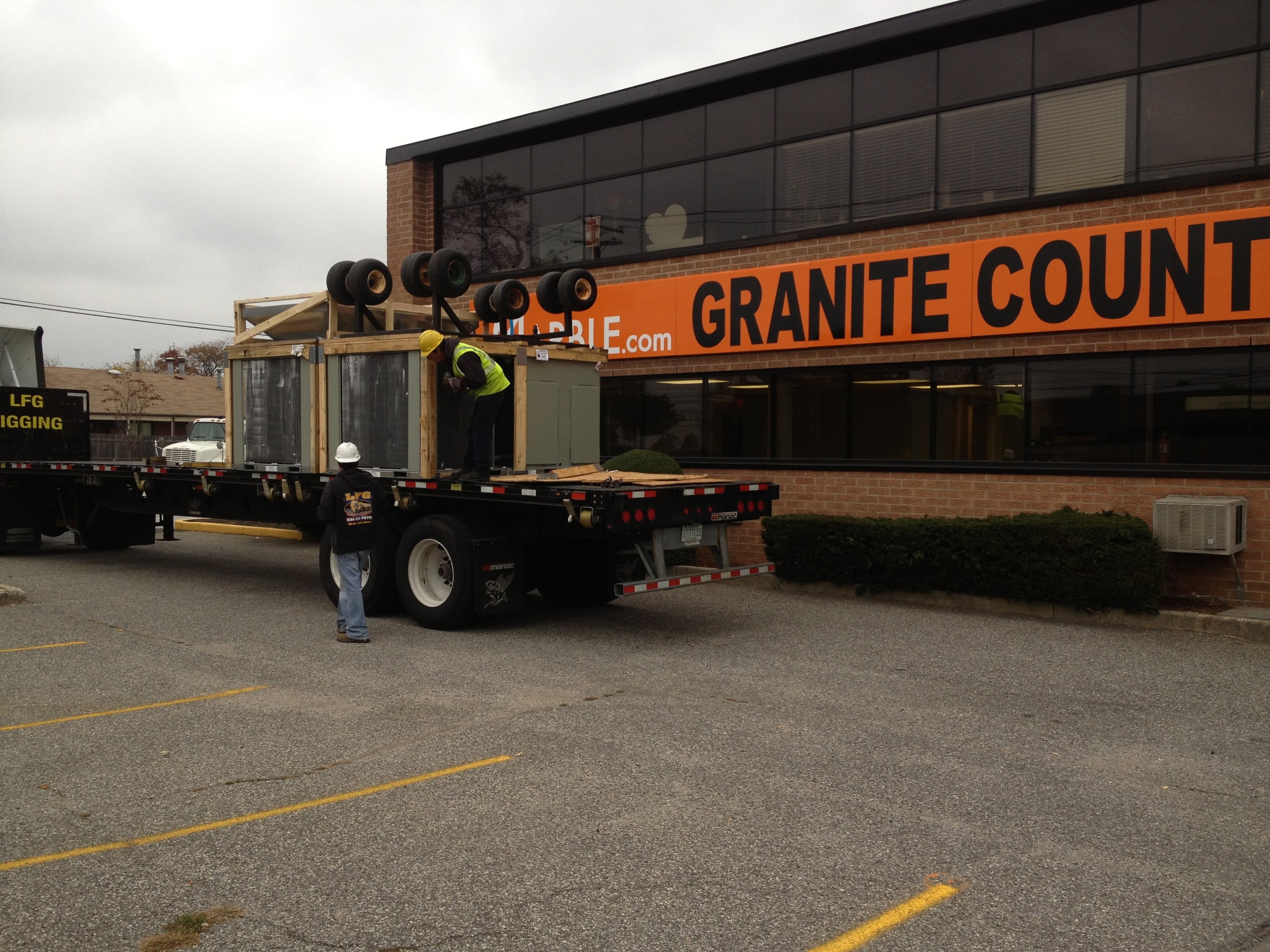 HVAC equipment installation