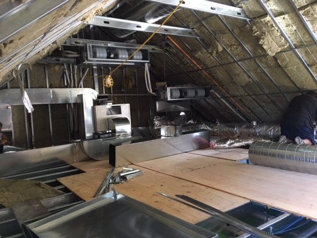 Residential heat pump installation