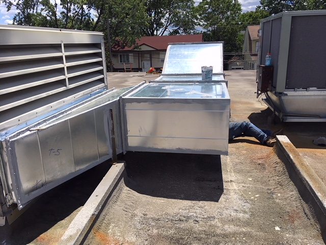 HVAC unit installation